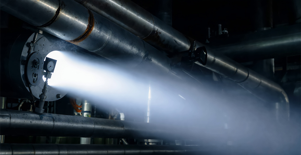Industriell rensing og fortrengning
